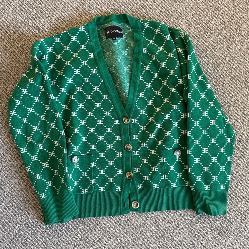 Green ELLANDEMM Cardigan